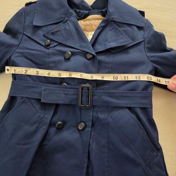 Vintage London Fog Navy Dressy Coat 4t - Picture 5 of 7
